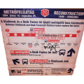 Állomás utastájékoztató felirat M2-es metró (molinó), Méret: 200cm*200cm / ARV2022454