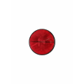 Hannoveri villamosból származó piros fényvisszaverő prizma  párban, méret: kb. 12*21 cm / ARV20231021686