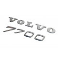 Volvo autóbuszról származó márkanév jelzés,  méret: kb 5*9cm / ARV20244054
